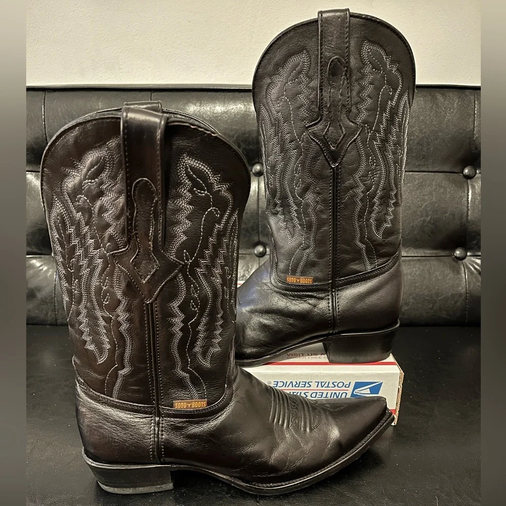 Soto Western Boots Black‎